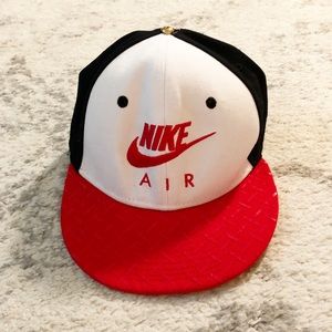 black and red nike hat